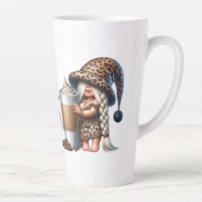 Je t'aime un Latte 17 oz. Mug (Droite)