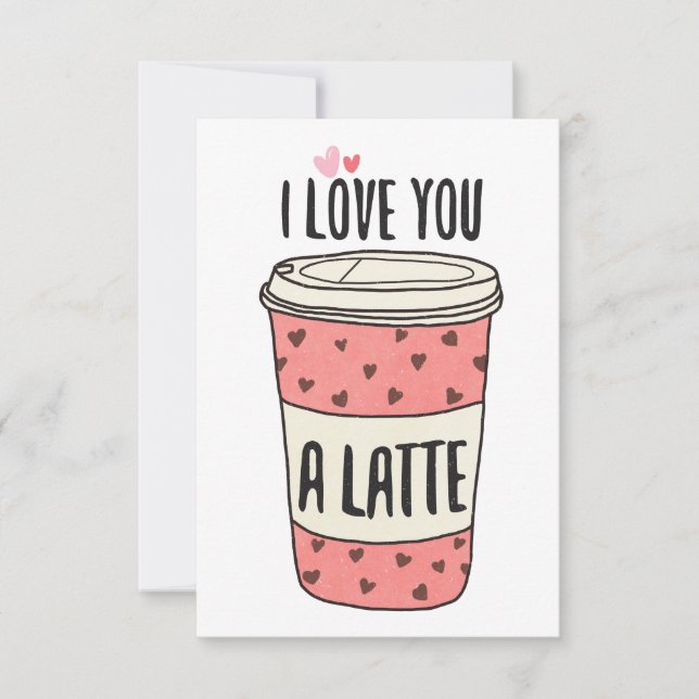 Je T'Aime Une Dernière Carte de remerciements Plat (Devant)
