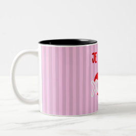 Je T'aime Zweifarbige Tasse