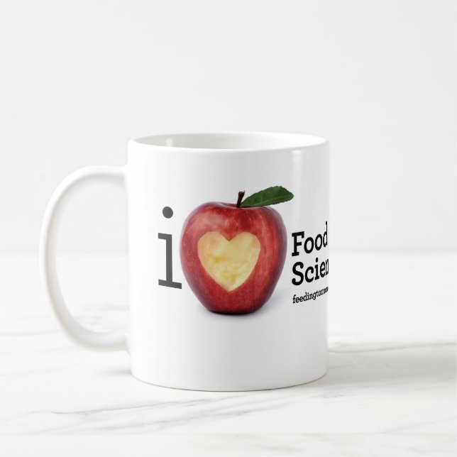 "Je tasse de sciences de l'alimentation de coeur" (Gauche)