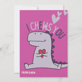 Je te croque ! Carte de la Saint-Valentin pour la