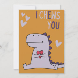 Je te croque ! Carte de vœux de la Saint-Valentin