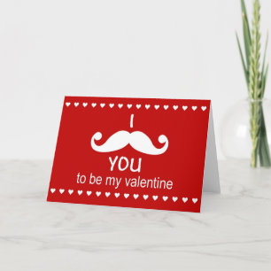 Je te Moustache, tu es ma carte de Saint-Valentin