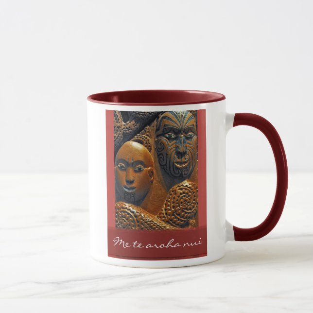 "Je Te tasse d'Aroha Nui" maori (Droite)