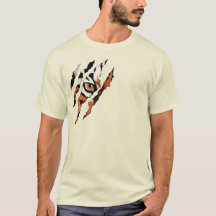 Je Te Vois. T-Shirt OEil Tigre Et Lavette