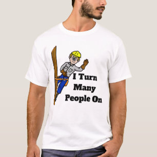 Je Tourne Beaucoup De Gens Sur Un T-Shirt En Linéa