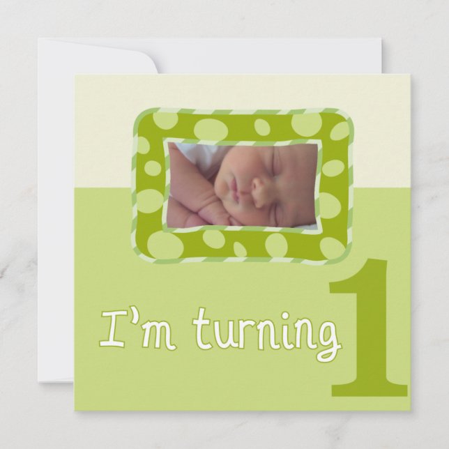 Je tourne une invitation à la fête d'anniversaire (Devant)