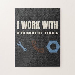 Je Travaille Avec Une Bande D'Outils — Puzzle