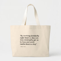 Je travaille dur Sac fourre-tout T-shirt