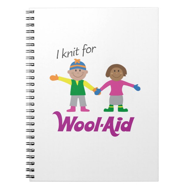 Je tricote pour le carnet de Laine-Aide (Devant)