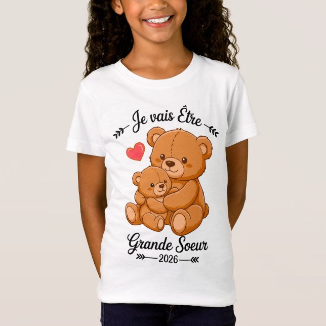 Je Vais être Grande Soeur  T-Shirt (Vorderseite)