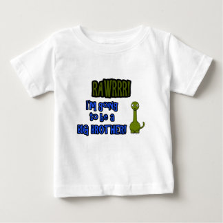 Je vais être un grand frère t-shirt dinosaure
