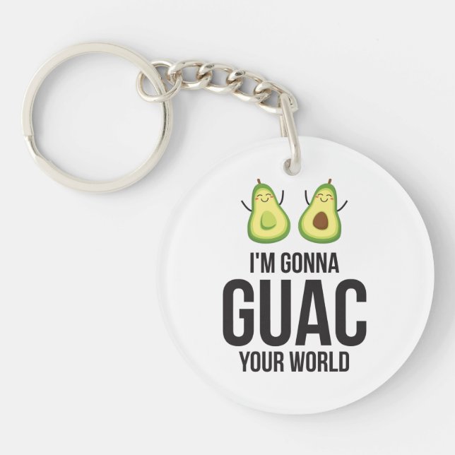 Je vais Guac votre monde drôle Guacamole Avocado (Devant)