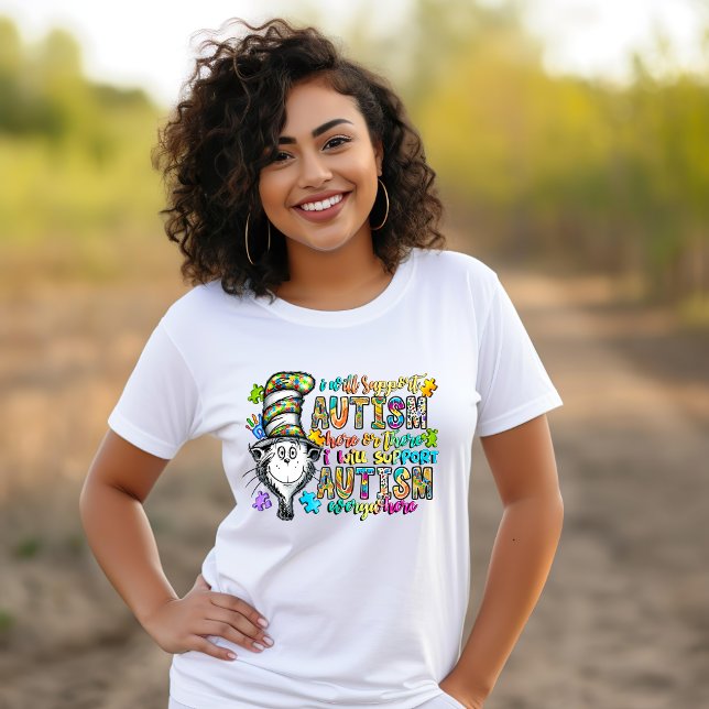 Je Vais Soutenir Le T-shirt Autisme (Créateur téléchargé)