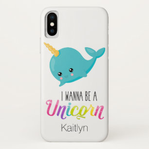 Je veux être un Coque Unicorn-Mate iPhone X Coque