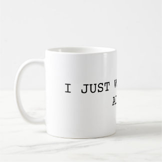 Je veux juste faire pipi seule tasse