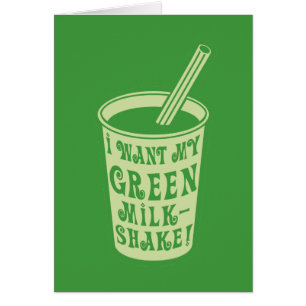 Je veux mes T-shirts de milkshake vert