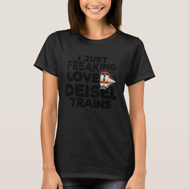 Je viens de freaking Loesel Trains Sweat - shirt à (Devant)