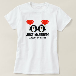 Je viens de me marier t-shirt de dessin animé drôl