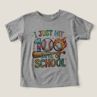 Je Viens De Toucher 100 Jours De Baseball Scolaire