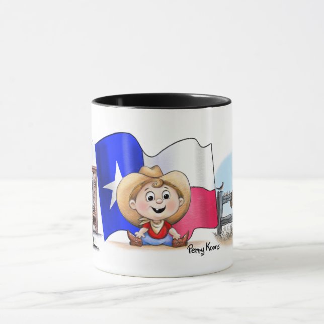 Je viens du Texas ! Mug (Centre)