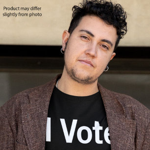 Je VOTE T-shirt Dark   Blanc