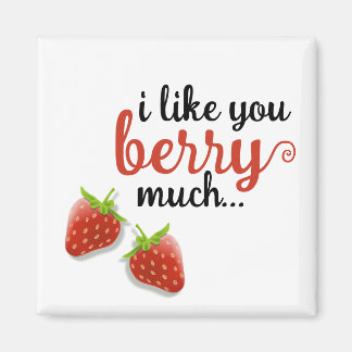 "Je vous aime beaucoup BERRY" Magnet