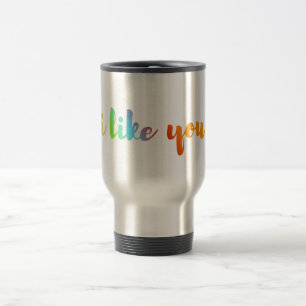 "je vous aime" citer le flacon de tasse de tasse