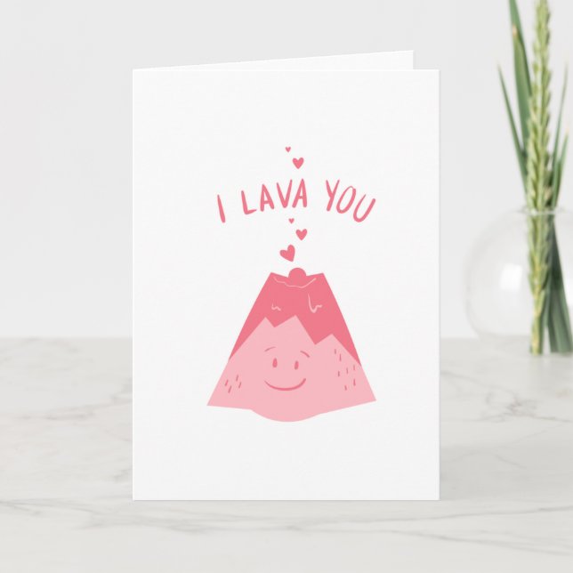 Je vous lave la carte de vacances de Valentine pou (Devant)