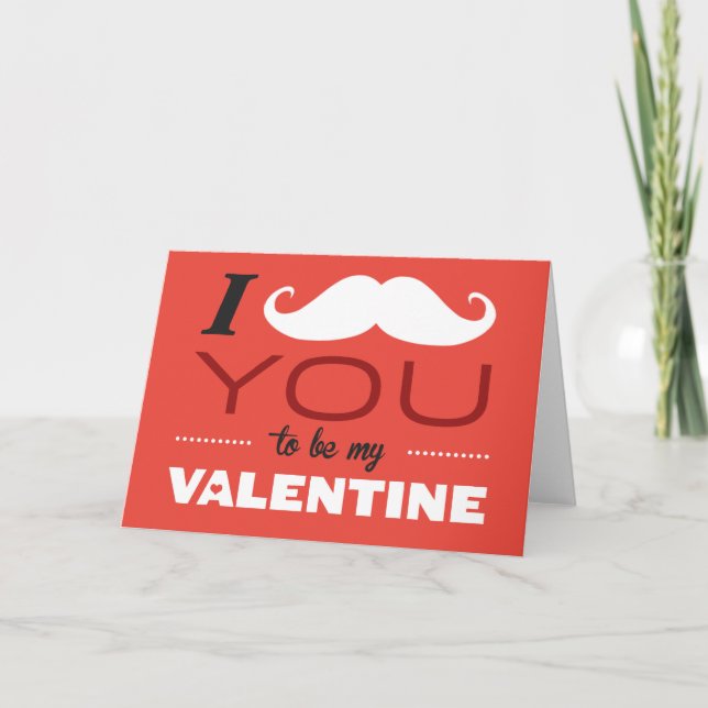 Je Vous Met Pour Être Ma Carte De Voeux Valentin (Devant)