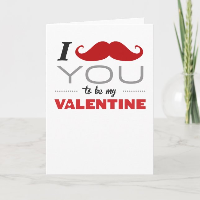 Je Vous Met Pour Être Ma Carte De Voeux Valentin (Devant)