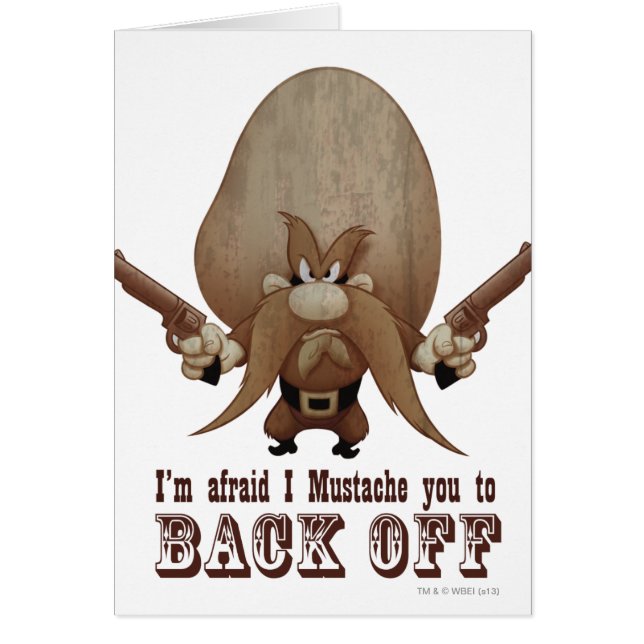 Je Vous Moustache De Reculer (Devant)