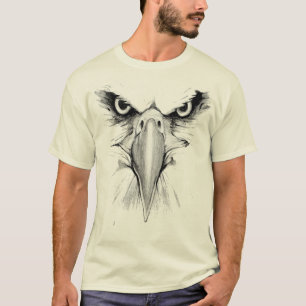 Je vous regarde T-shirt tête d'aigle