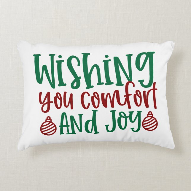 Je Vous Souhaite Confort Et Joie Coussin (Devant)