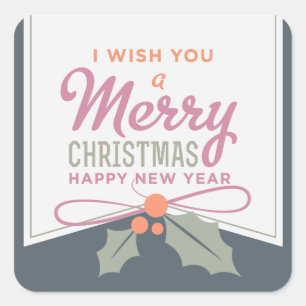 Je vous souhaite un joyeux Stickers de Noël