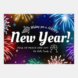 Je vous souhaite une bonne année avec Fireworks!