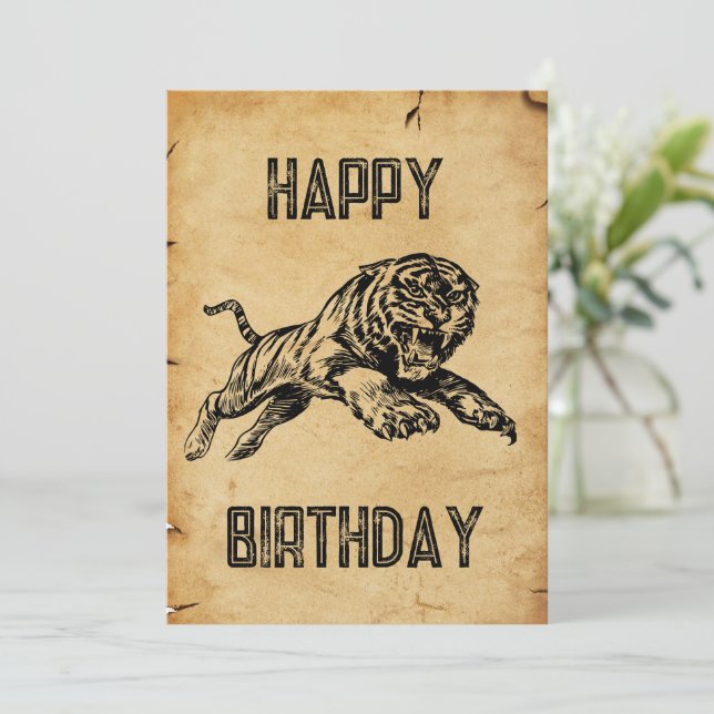 Je vous souhaite une bonne carte d'anniversaire au (Debout devant)