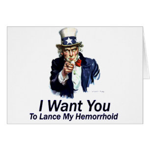 Je vous veux : À la lance mon hémorroïde