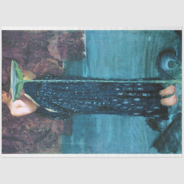 Jealous Circe, John William Waterhouse Seidenpapier (Vorderseite)