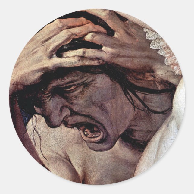 Jealousy Runder Aufkleber (Vorderseite)