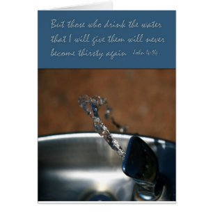 Jean 4:14 Ceux qui boivent l'eau que je donne