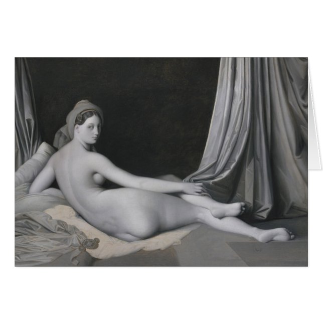 Jean Auguste Dominique Ingres | Odalisque in Grisa (Vorderseite (Horizontal))