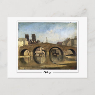 Jean-Baptiste-Camille Corot #141-2 - Feine Kunst P Postkarte