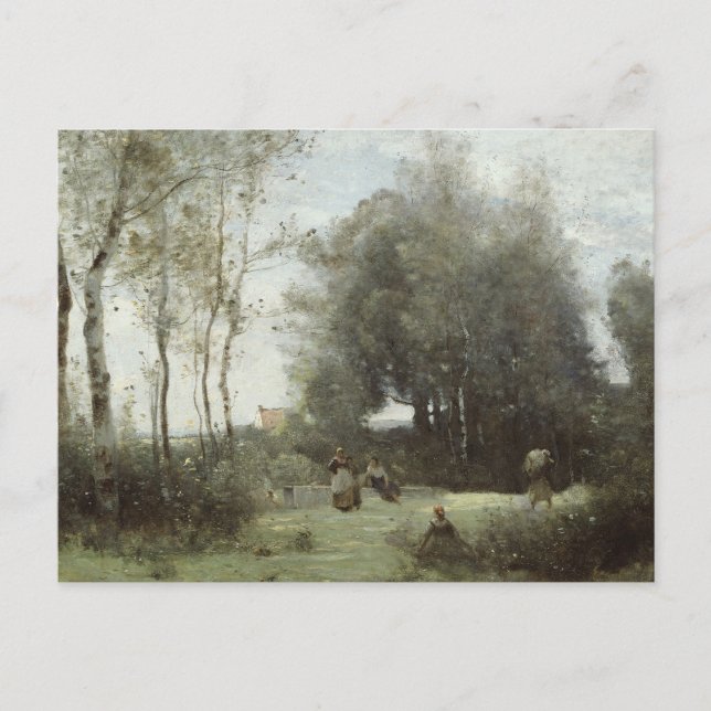 Jean-Baptiste-Camille Corot - Arleux-Palluel, The Postkarte (Vorderseite)