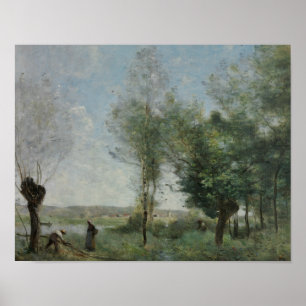 Jean-Baptiste-Camille Corot - Souvenir of Coubron Poster