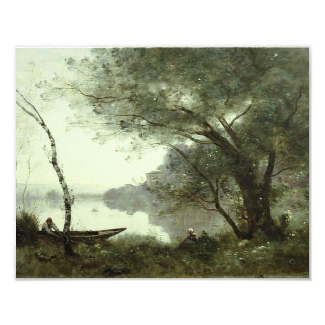 Jean-Baptiste-Camille Corot - The Boatman Fotodruck (Vorne)