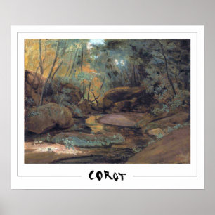 Jean-Baptiste-Camille Corot Zedign Affiche d'art #