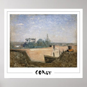 Jean-Baptiste-Camille Corot Zedign Affiche d'art #