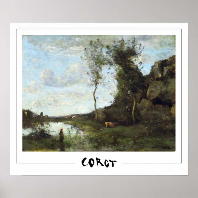 Jean-Baptiste-Camille Corot Zedign Art Poster #325 (Vorne)