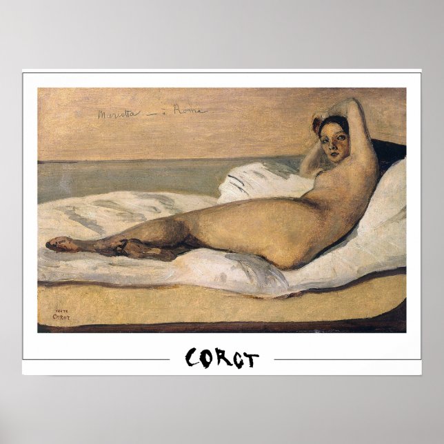 Jean-Baptiste-Camille Corot Zedign Art Poster #38- (Vorne)